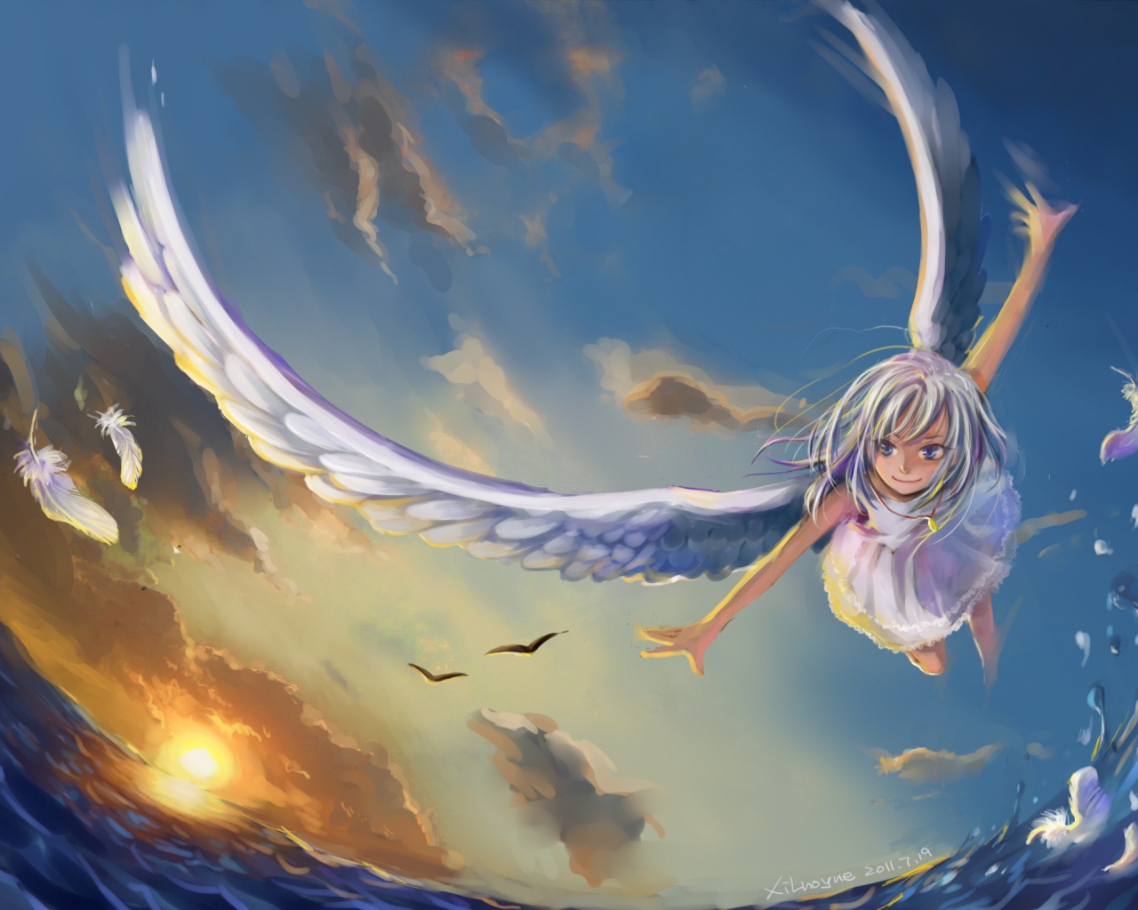 Девочка с крыльями