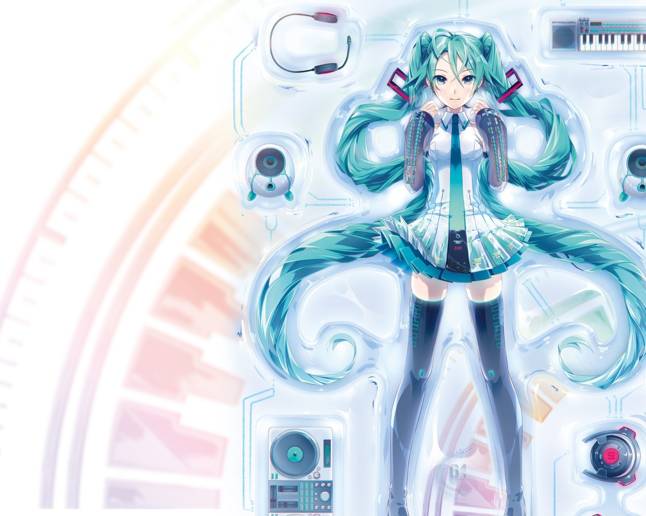 Vocaloid Hatsune девушка