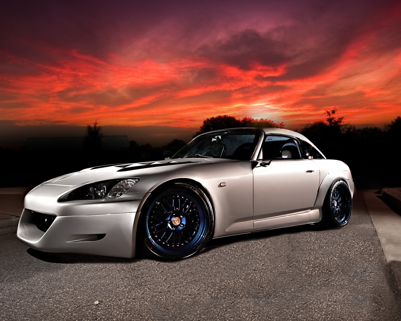 Белая Honda S2000