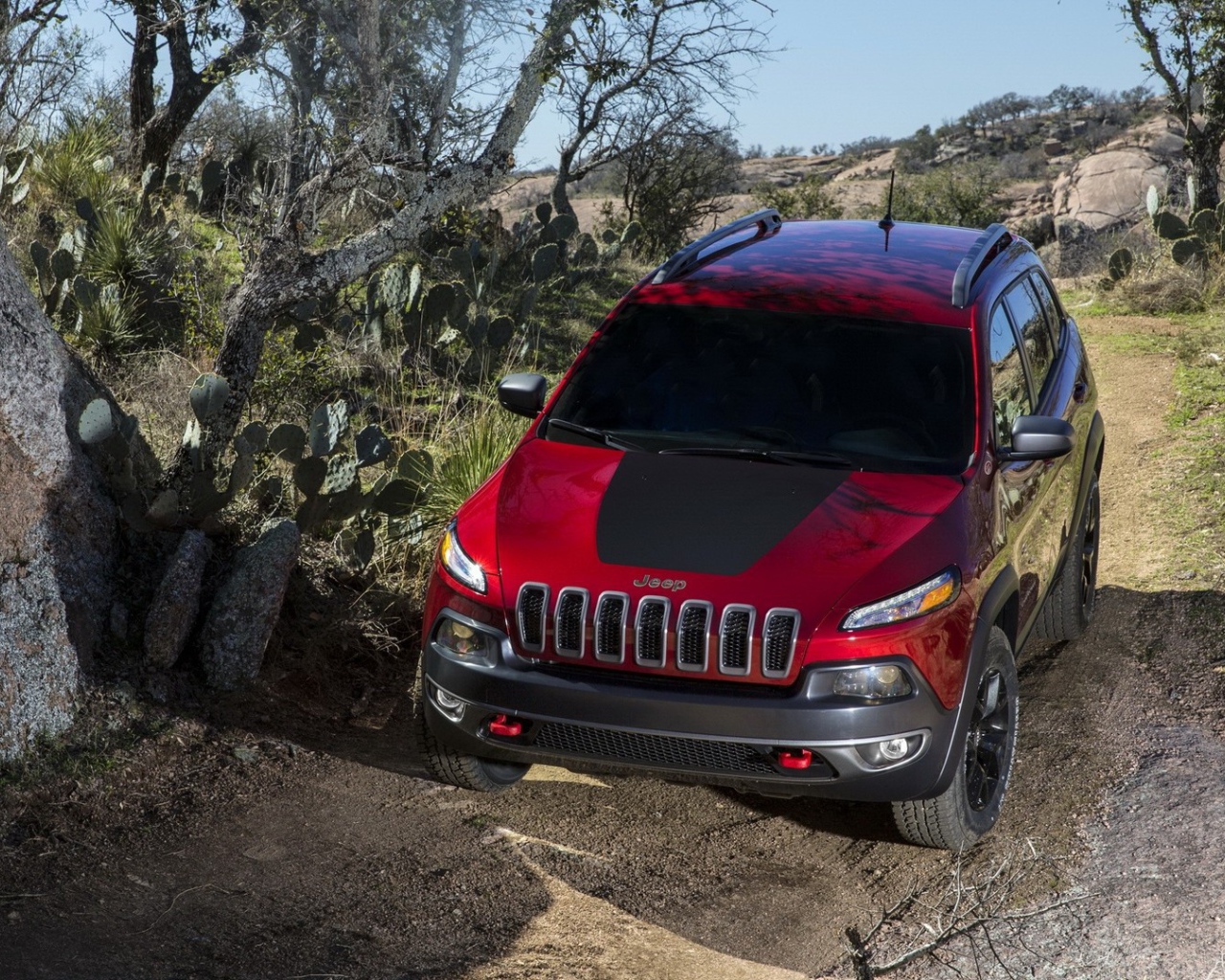 Американский автомобиль на природе