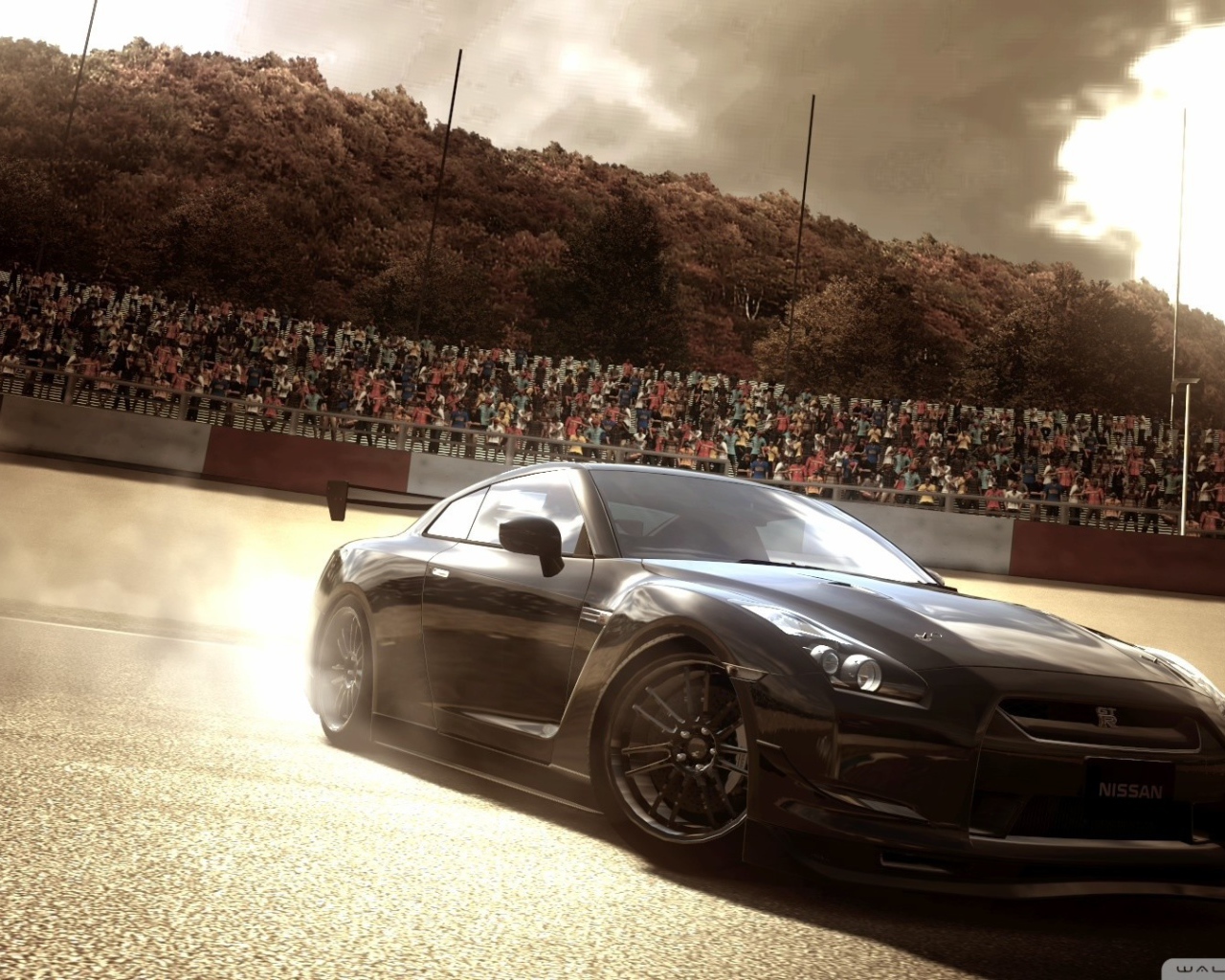 Черный Ниссан из видео игры