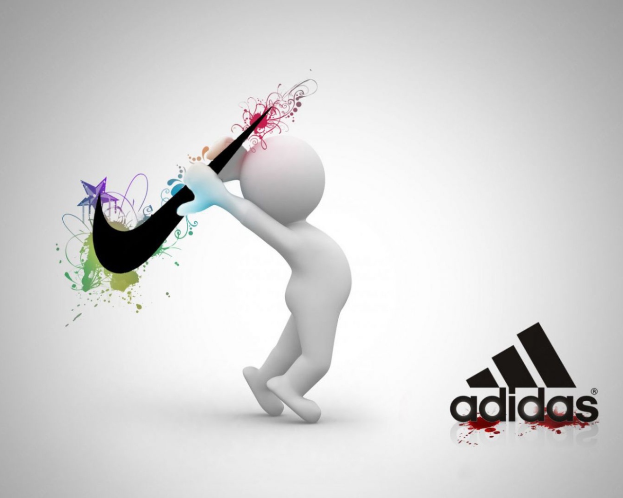 Nike борется с Adidas