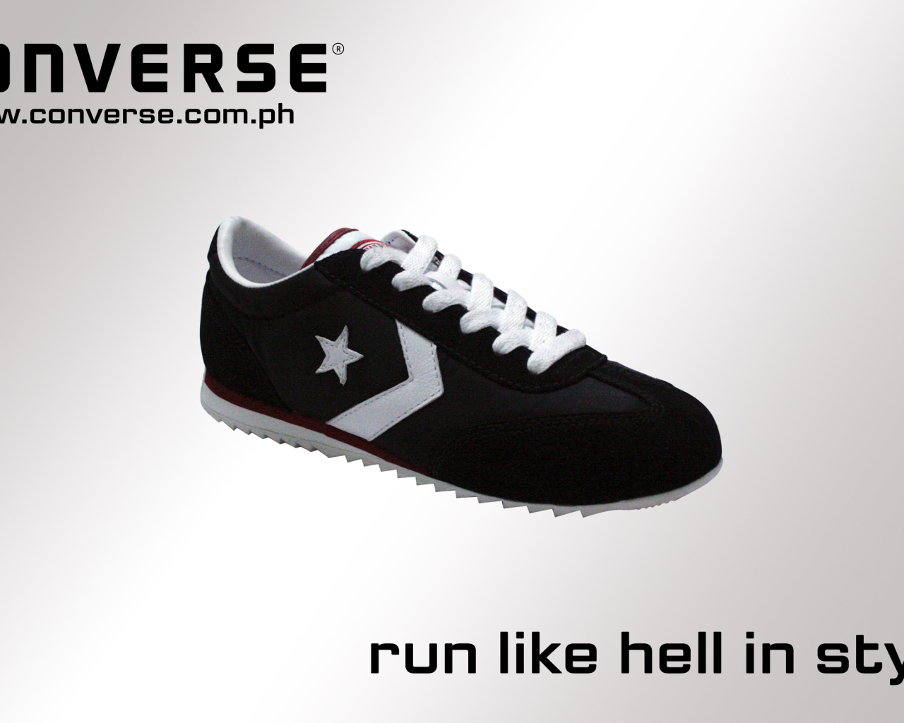 бежать с Converse