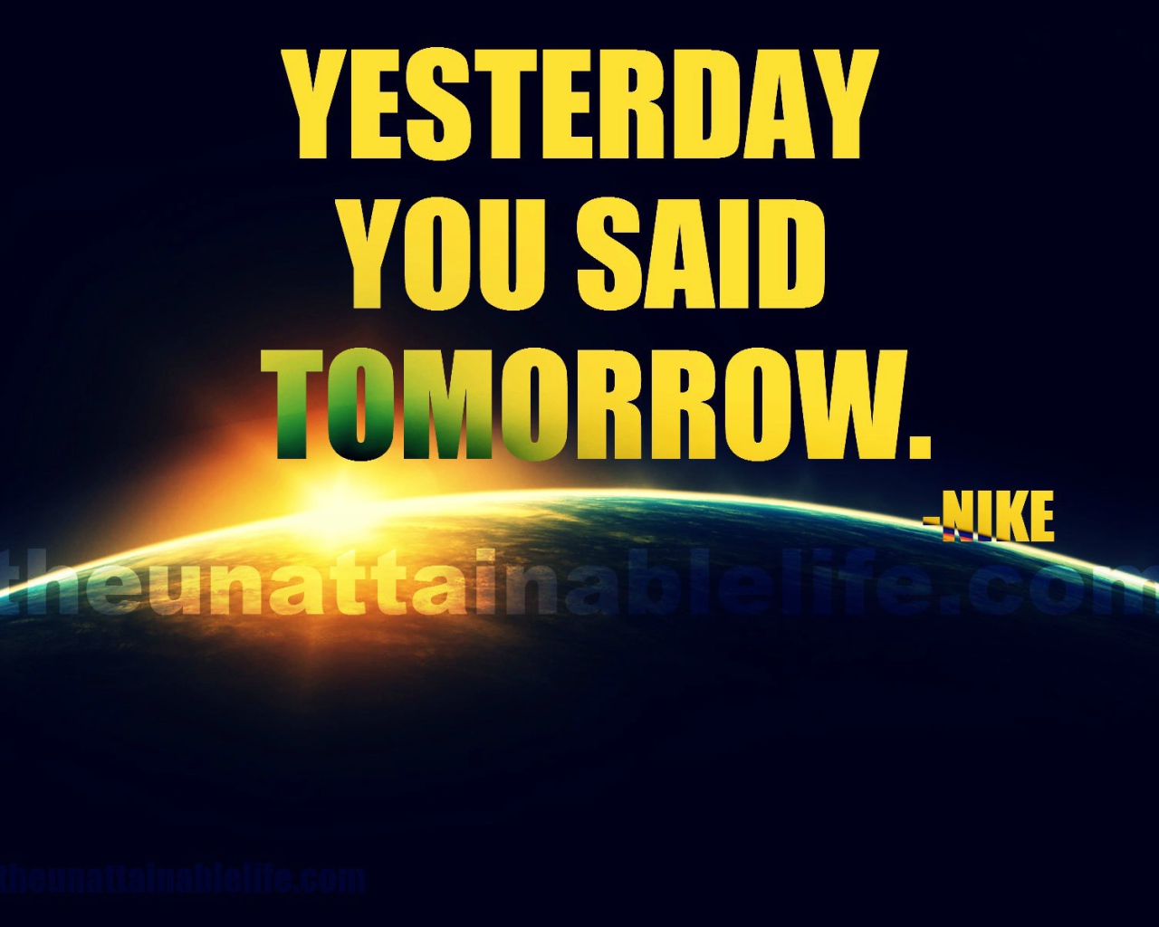 Вчера вы сказали завтра. Nike