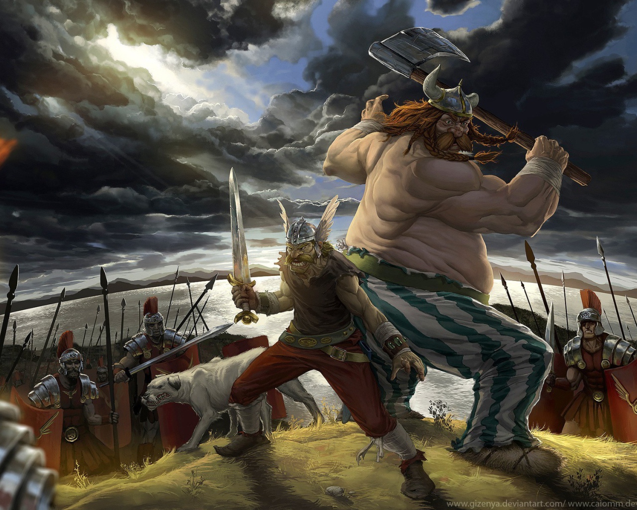 Астерикс и обеликс против Римлян