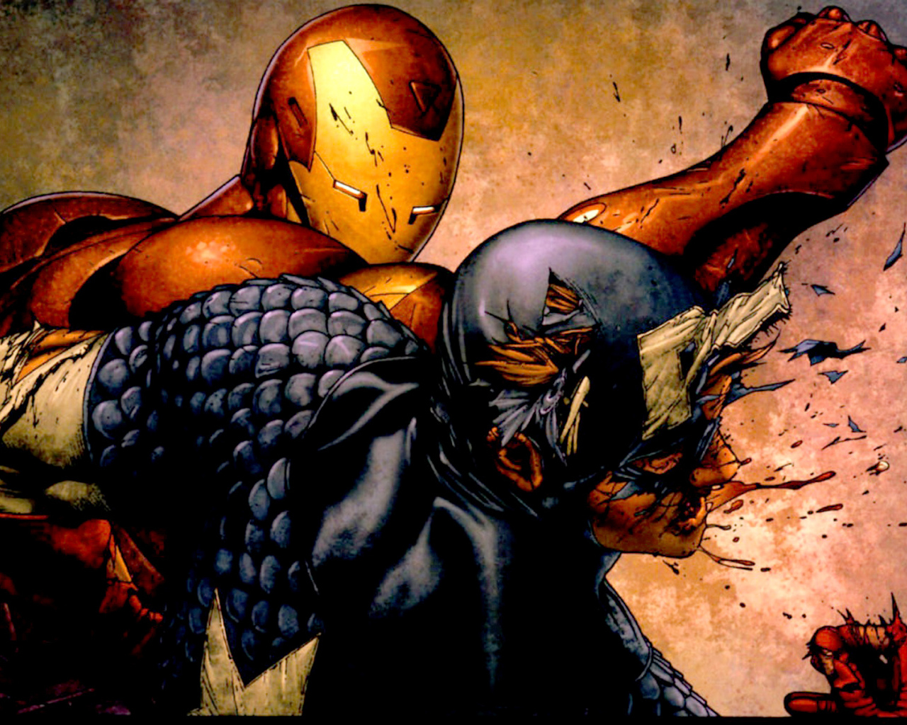 Капитан Америка против Железного Человека