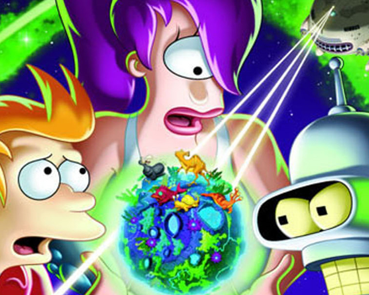 Мультфильм Футурама в зеленые дали