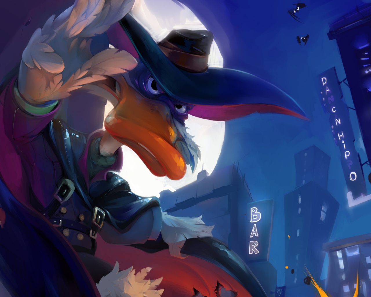 Черный плащ