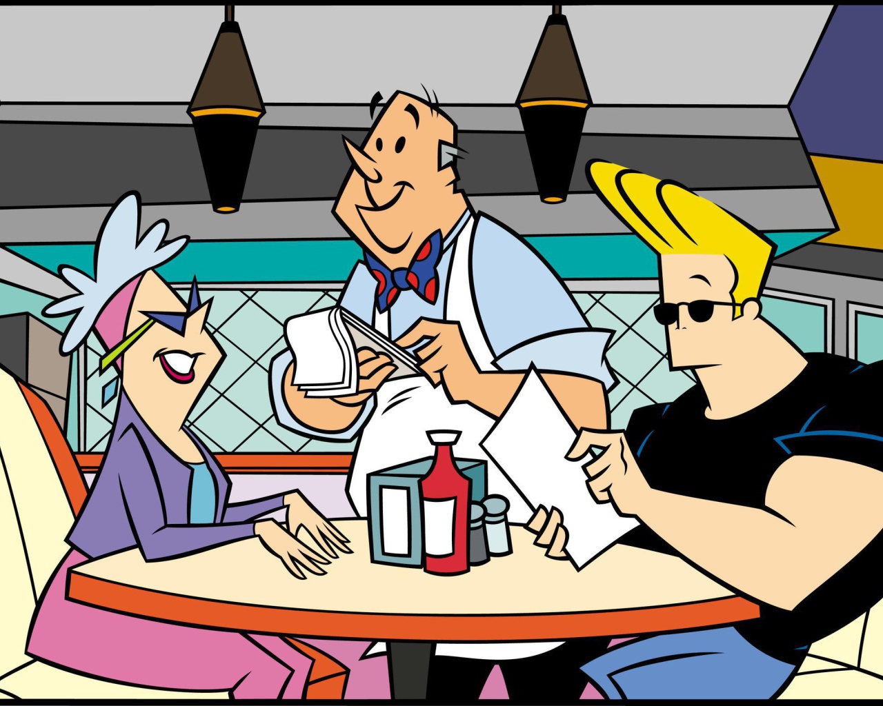 Джонни Браво в закусочной