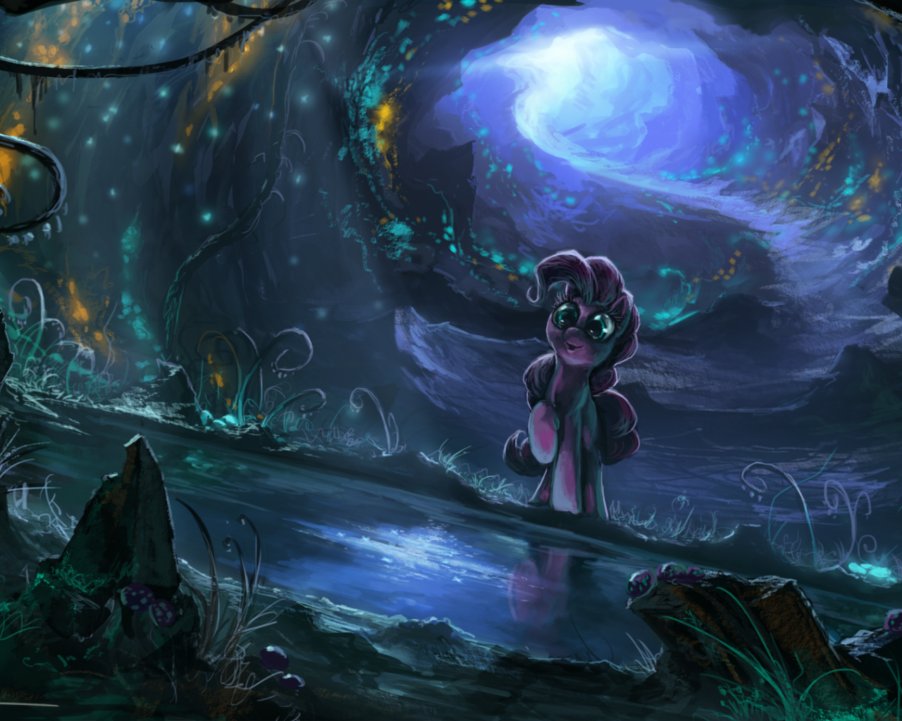 Мой маленький пони в пещере