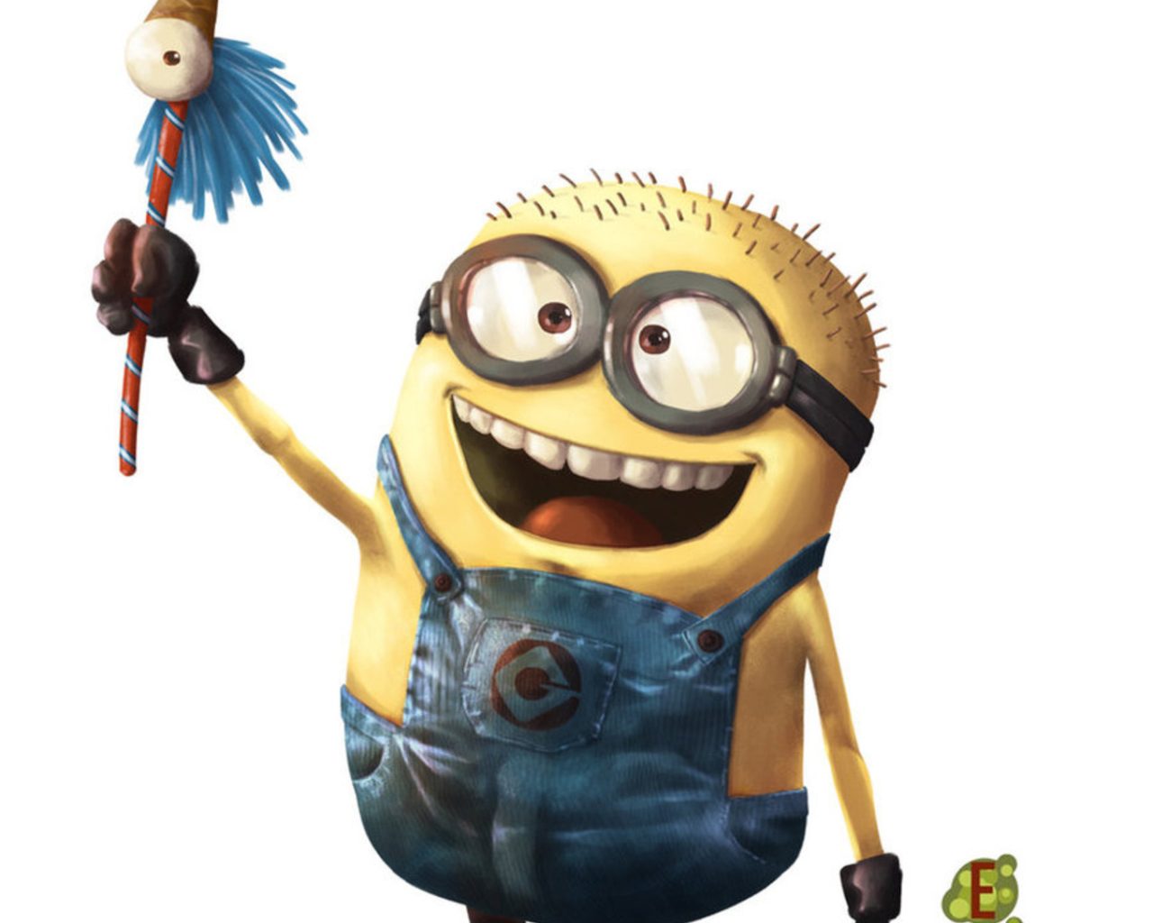 Глупый миньон из Мультфильмыа Миньоны