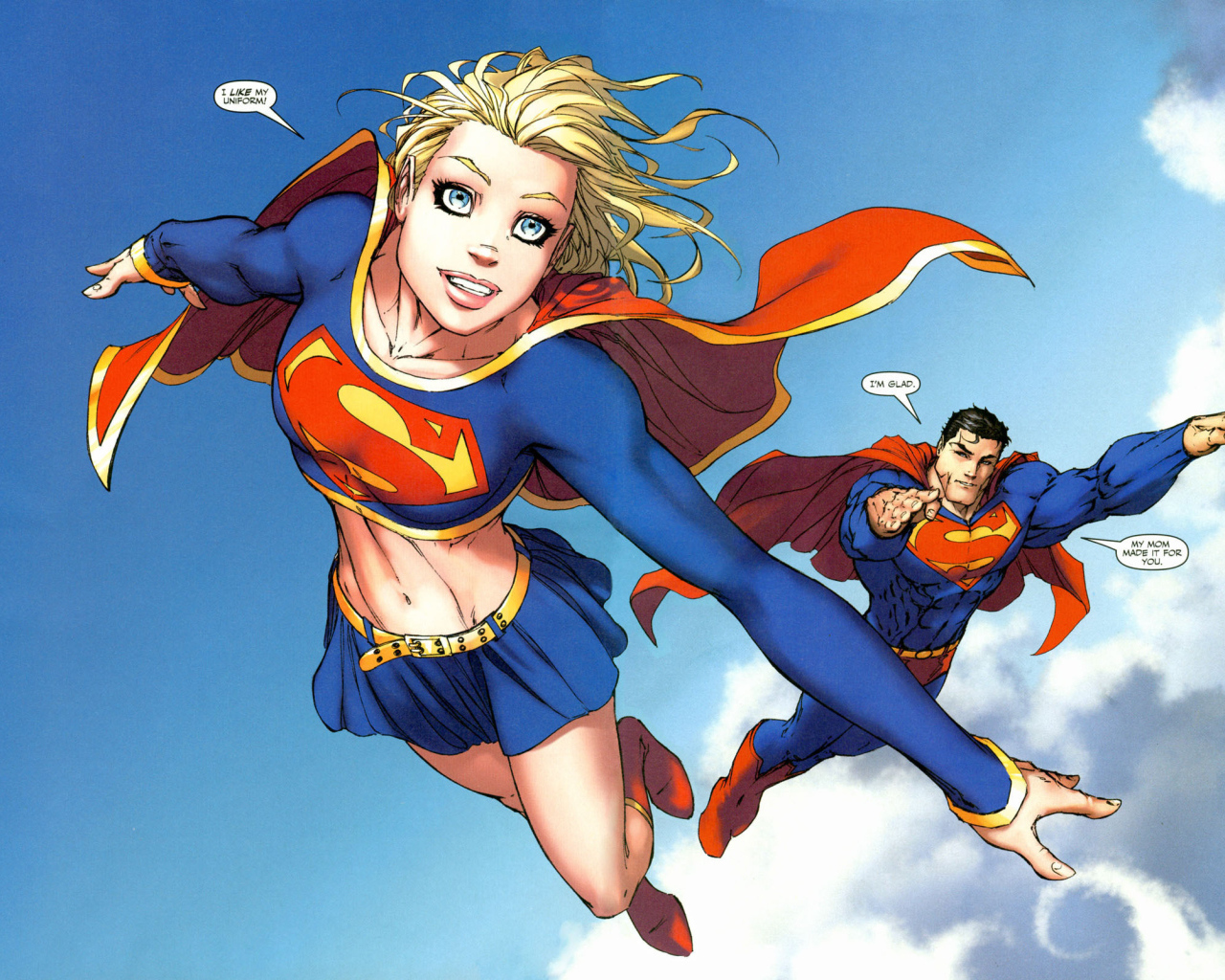 Супермен и супер девушка