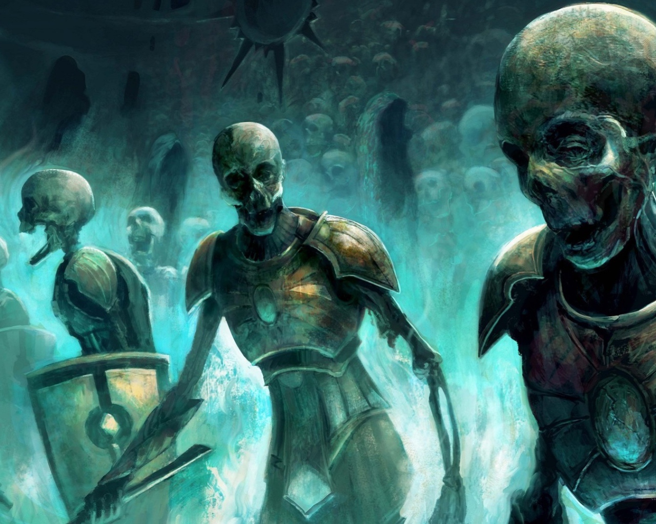 Воины скелеты