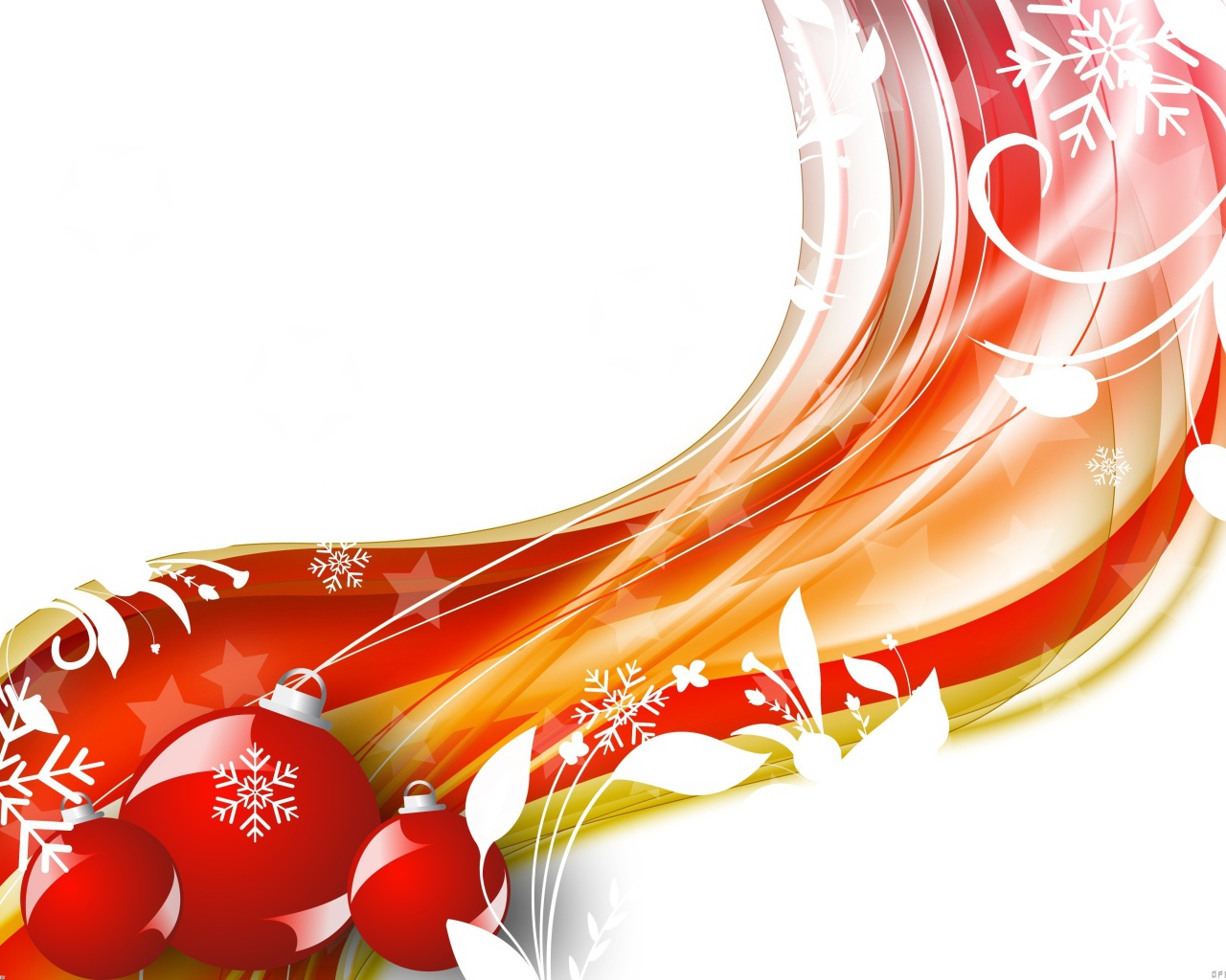 Beautiful red and white picture on Christmas