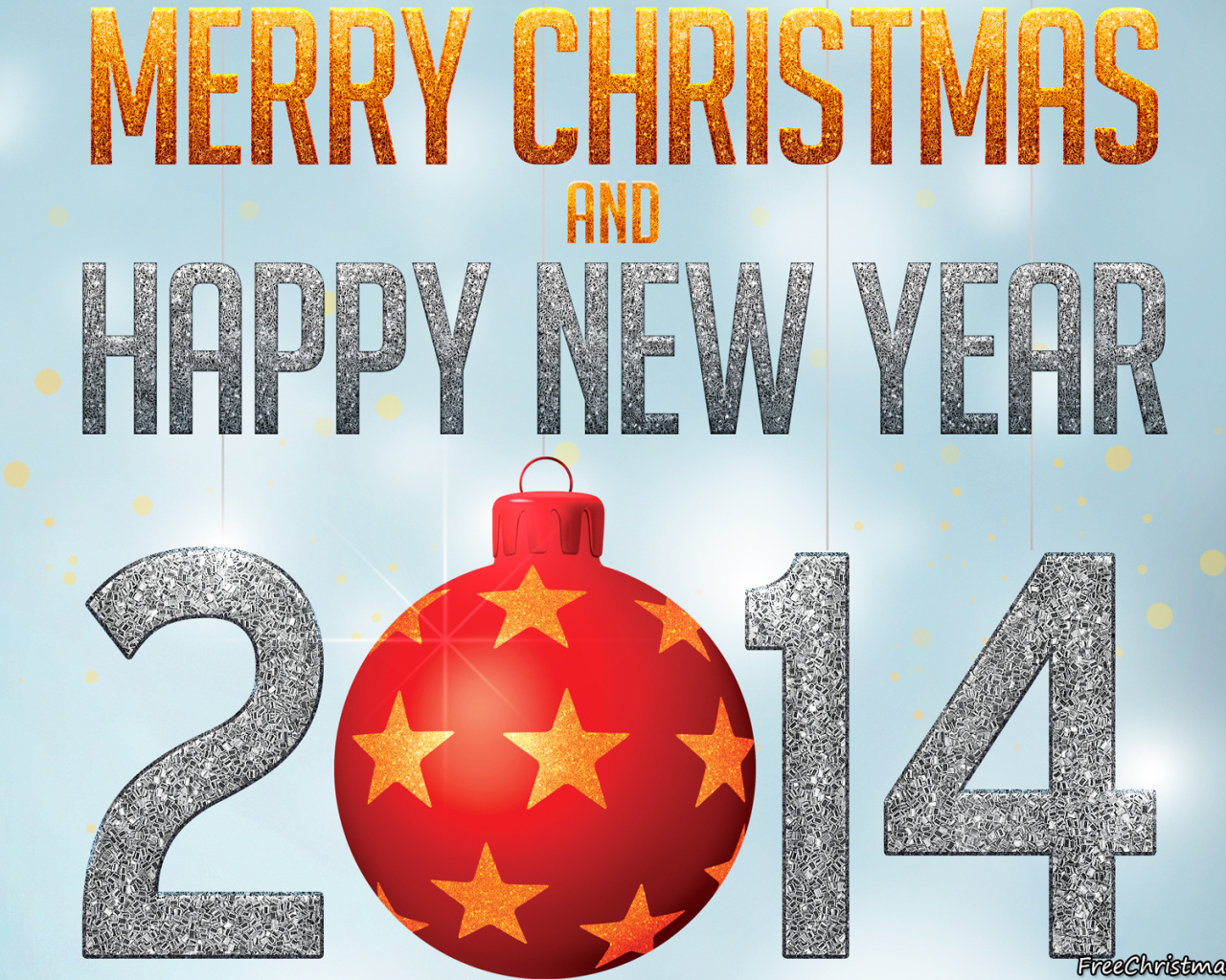 Поздравление на рождество, голубой фон