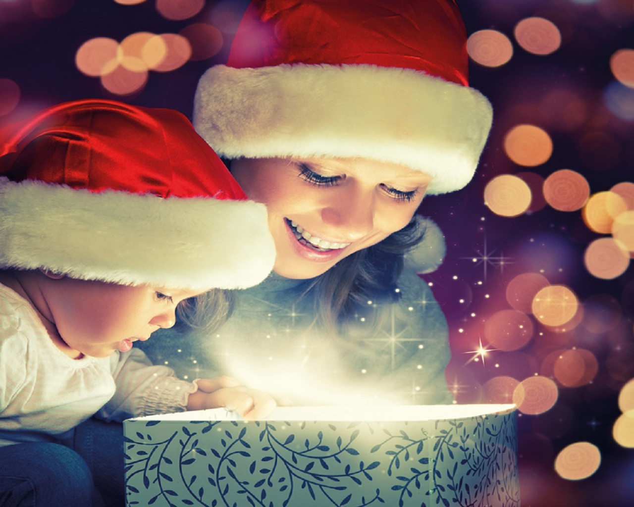 Распаковка волшебного подарка на рождество