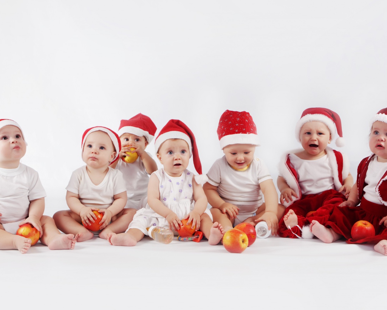 Юные Деды Морозы на рождество