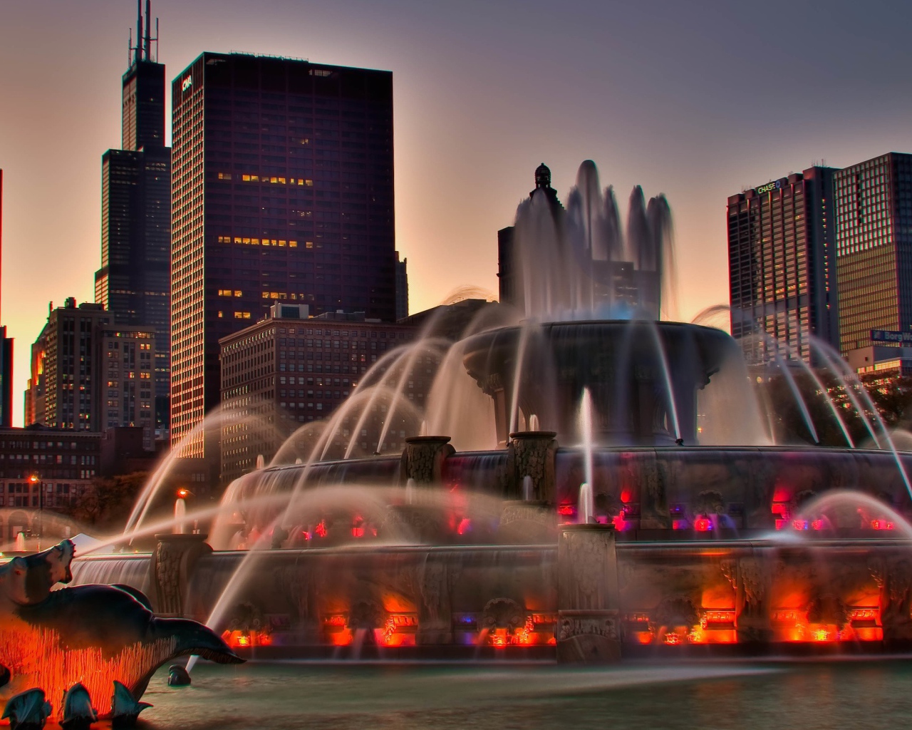 Каскадный фонтан