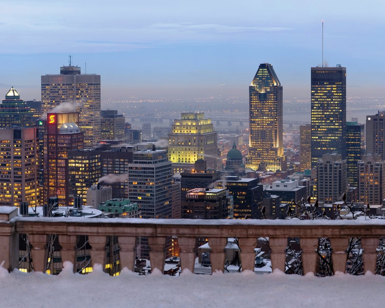 Огни города Монреаль