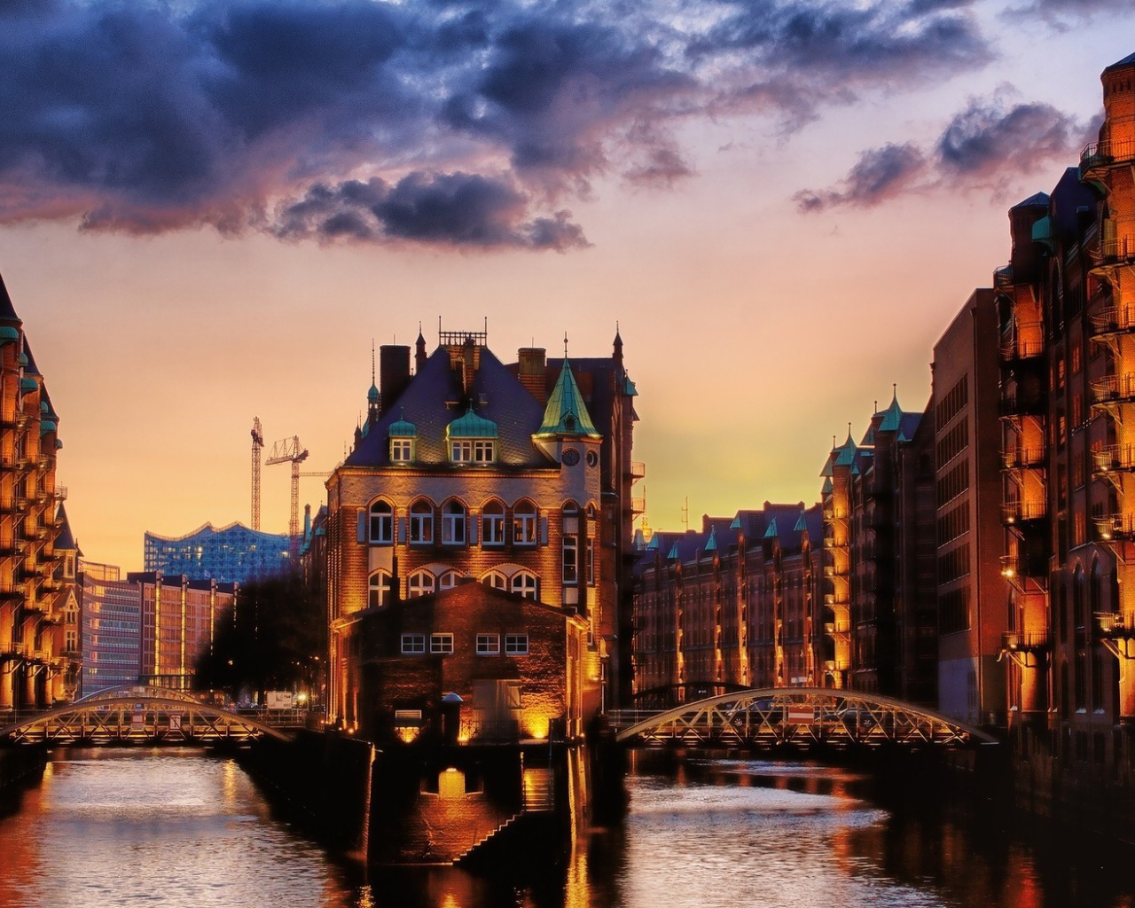 Европейский город на воде