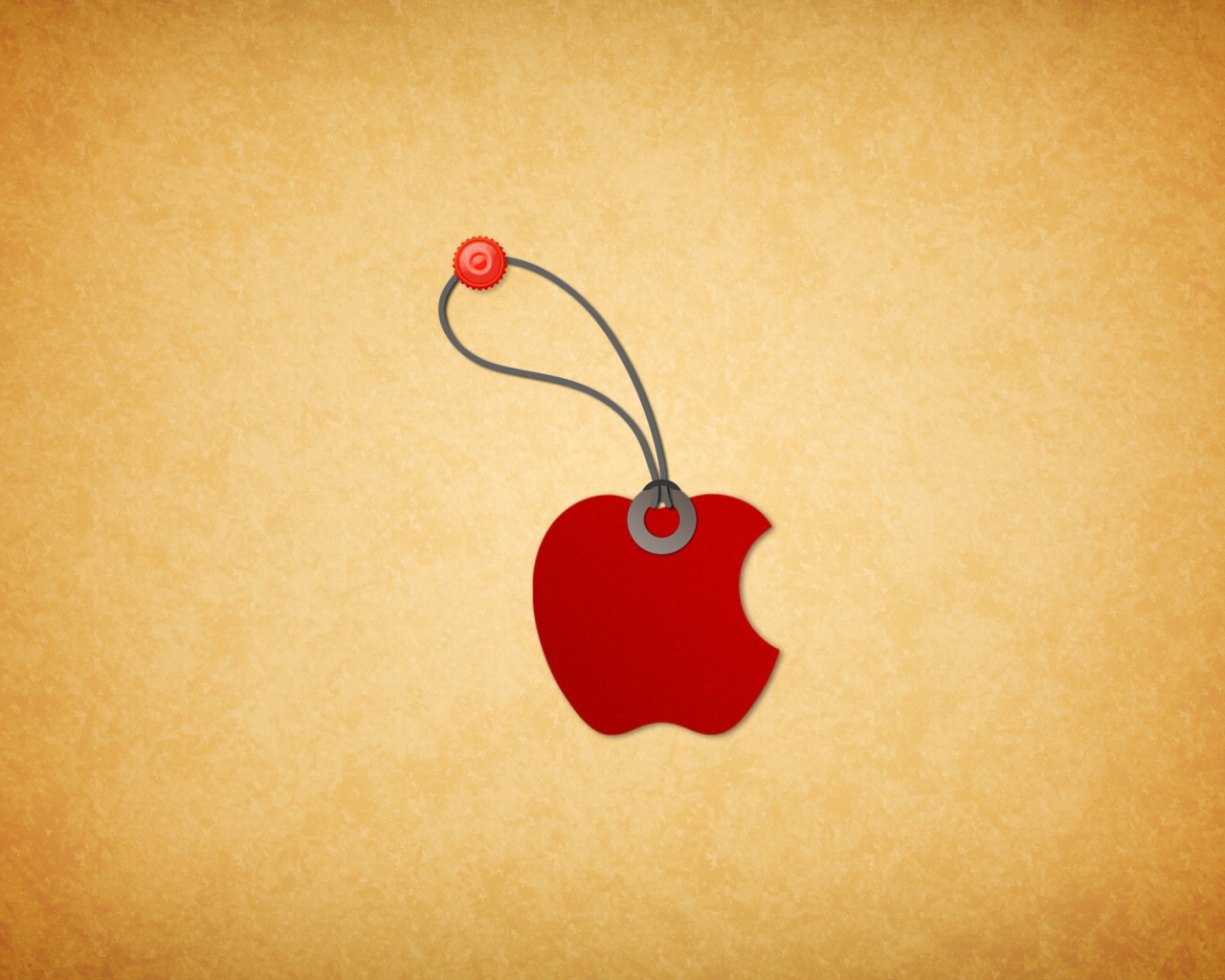 Apple с веревочкой