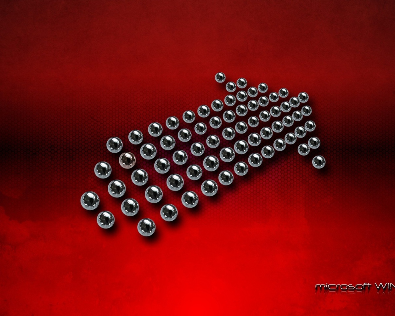 Стрелка из шариков