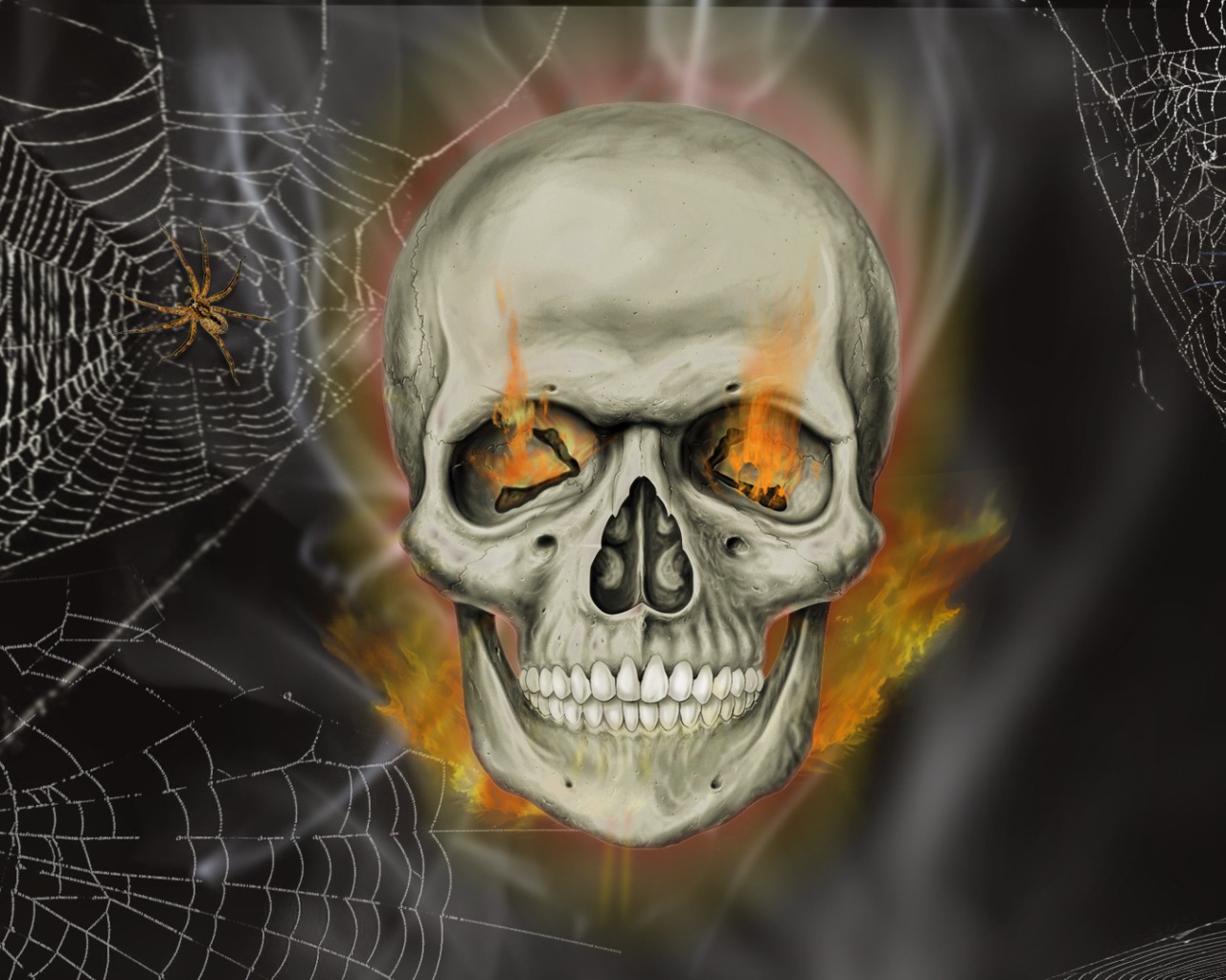 Огненный череп
