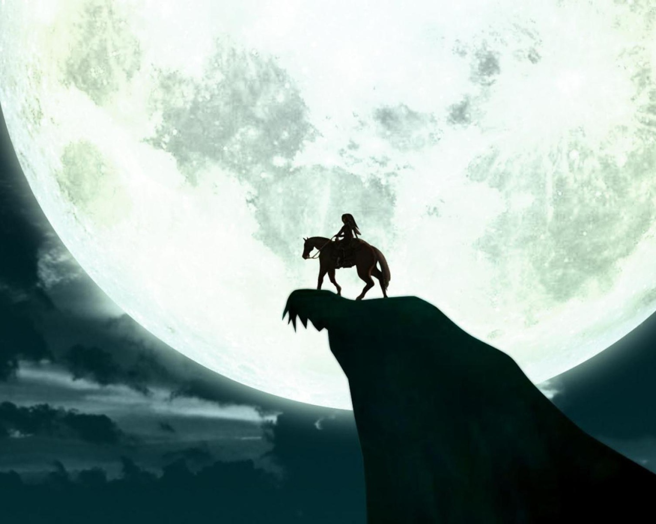 Moonlight horse