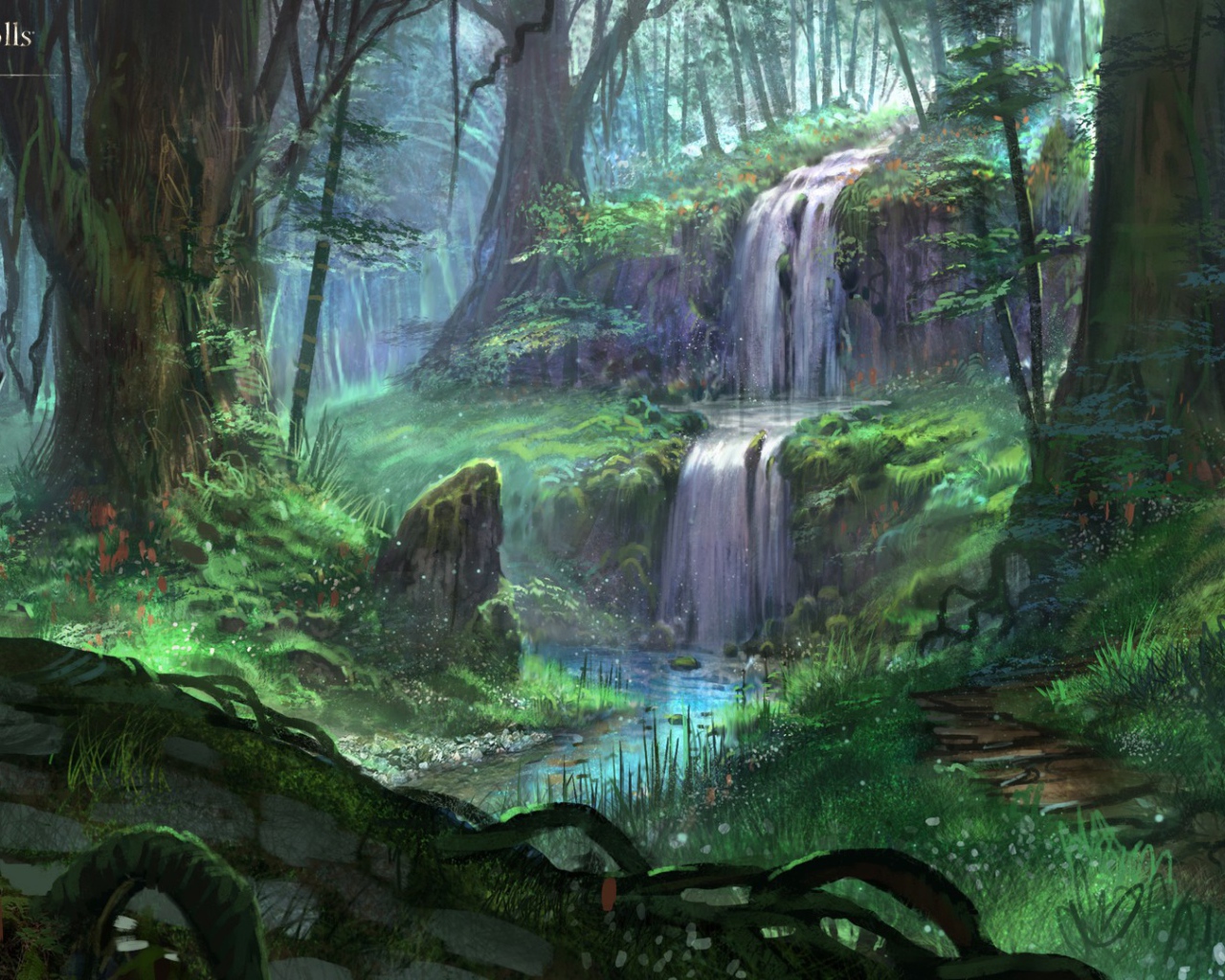 Иллюстрация Эльдер Скролс