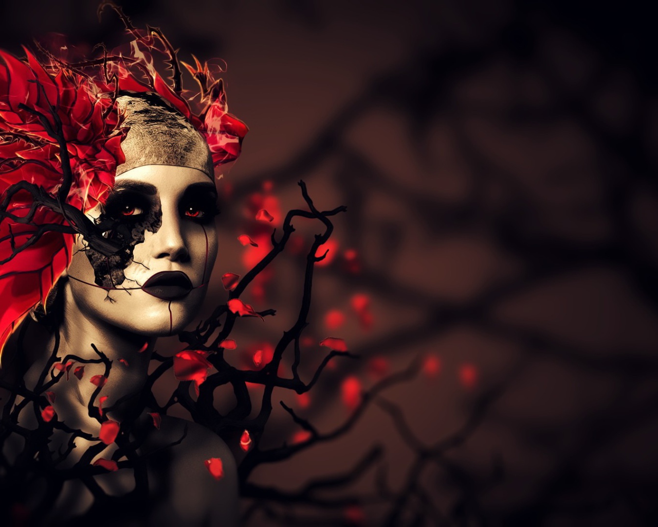 Лицо женщины