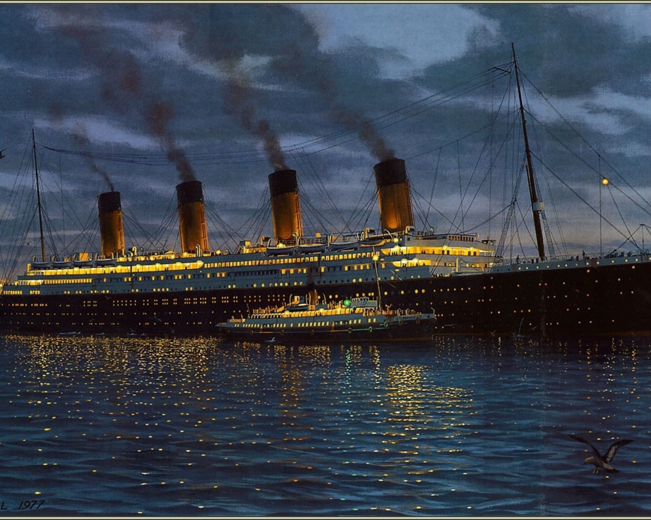 	 Titanic on the berth