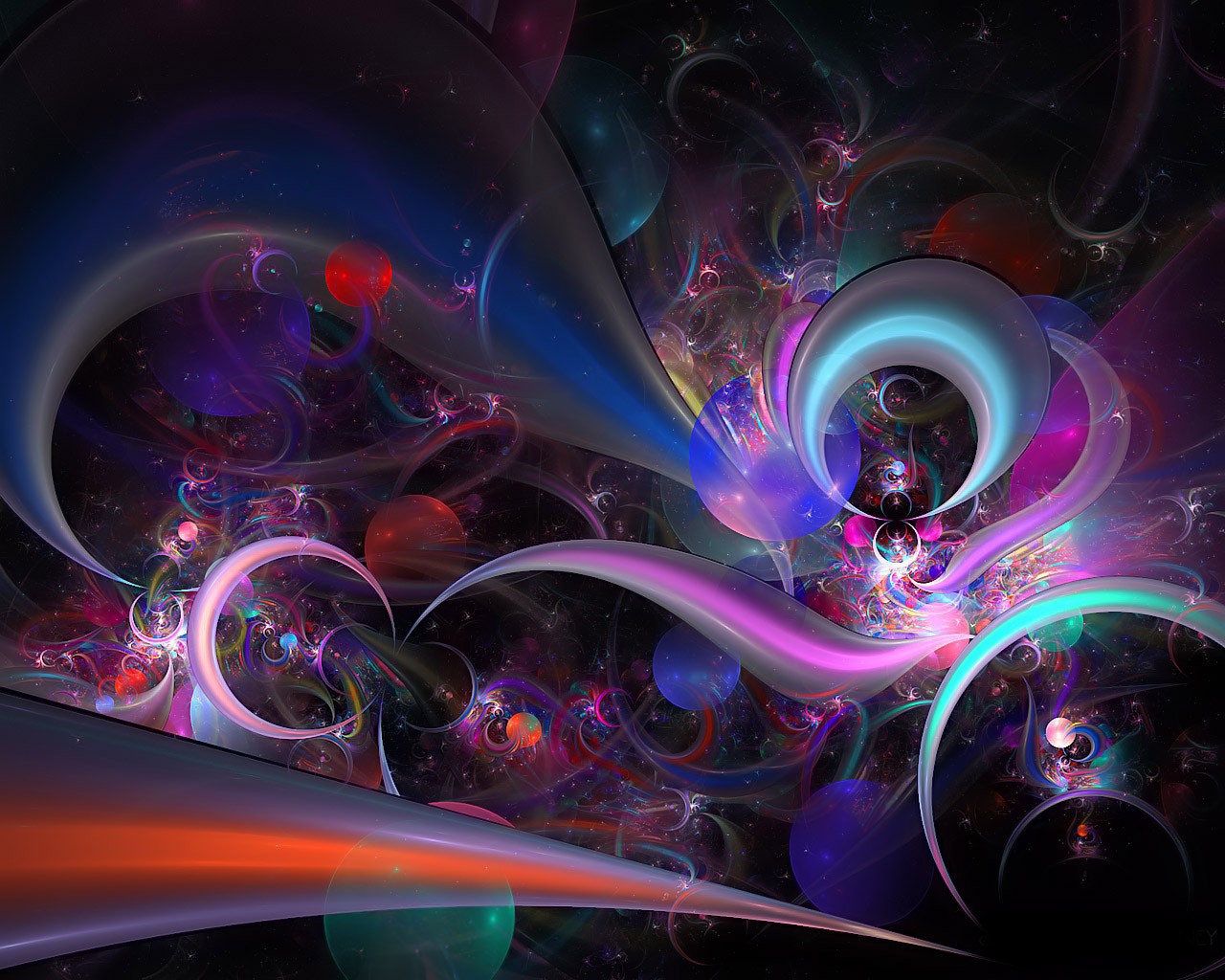 Абстракция с шариками