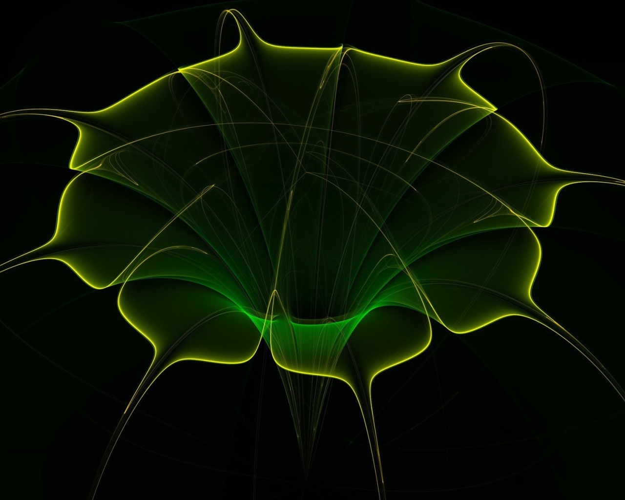 3D зеленая фигура