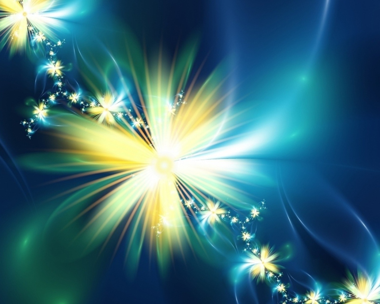 Абстракция с лучами