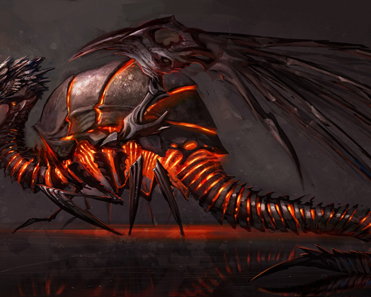 Дракон с панцирем