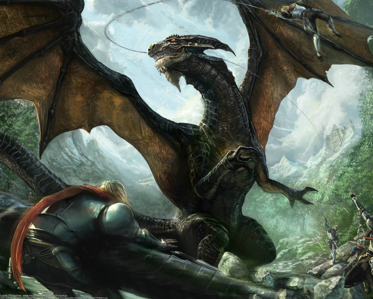 Фантазия с драконом