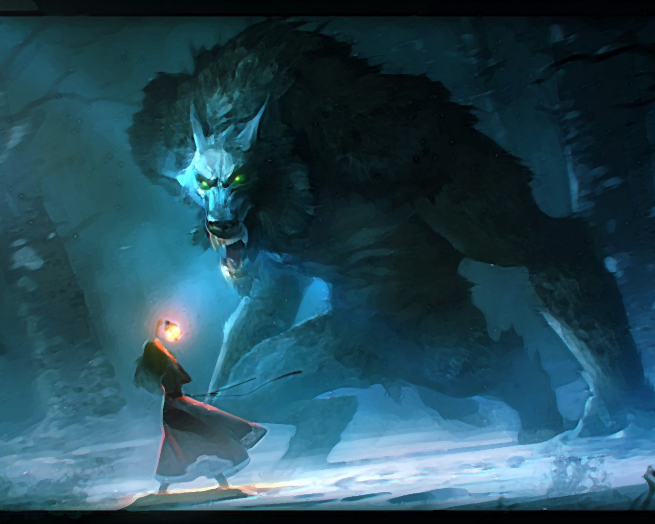 Фантазия с волком