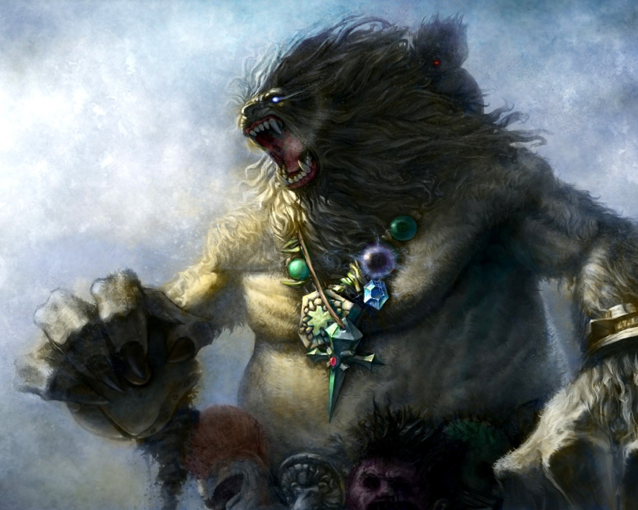 Рычащий монстр