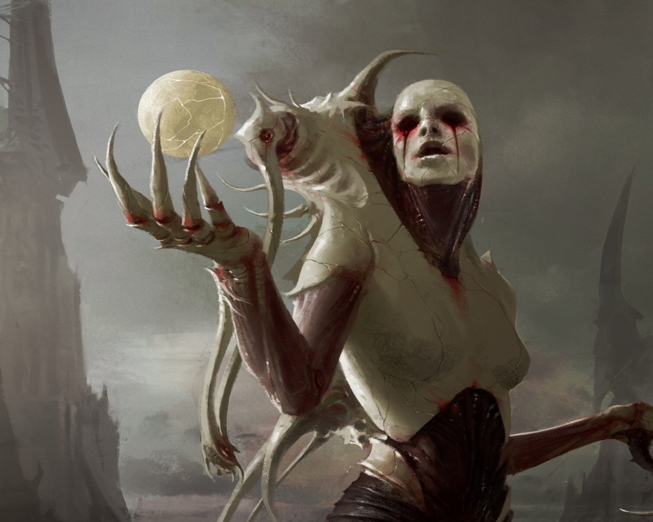 Монстр с длинными когтями