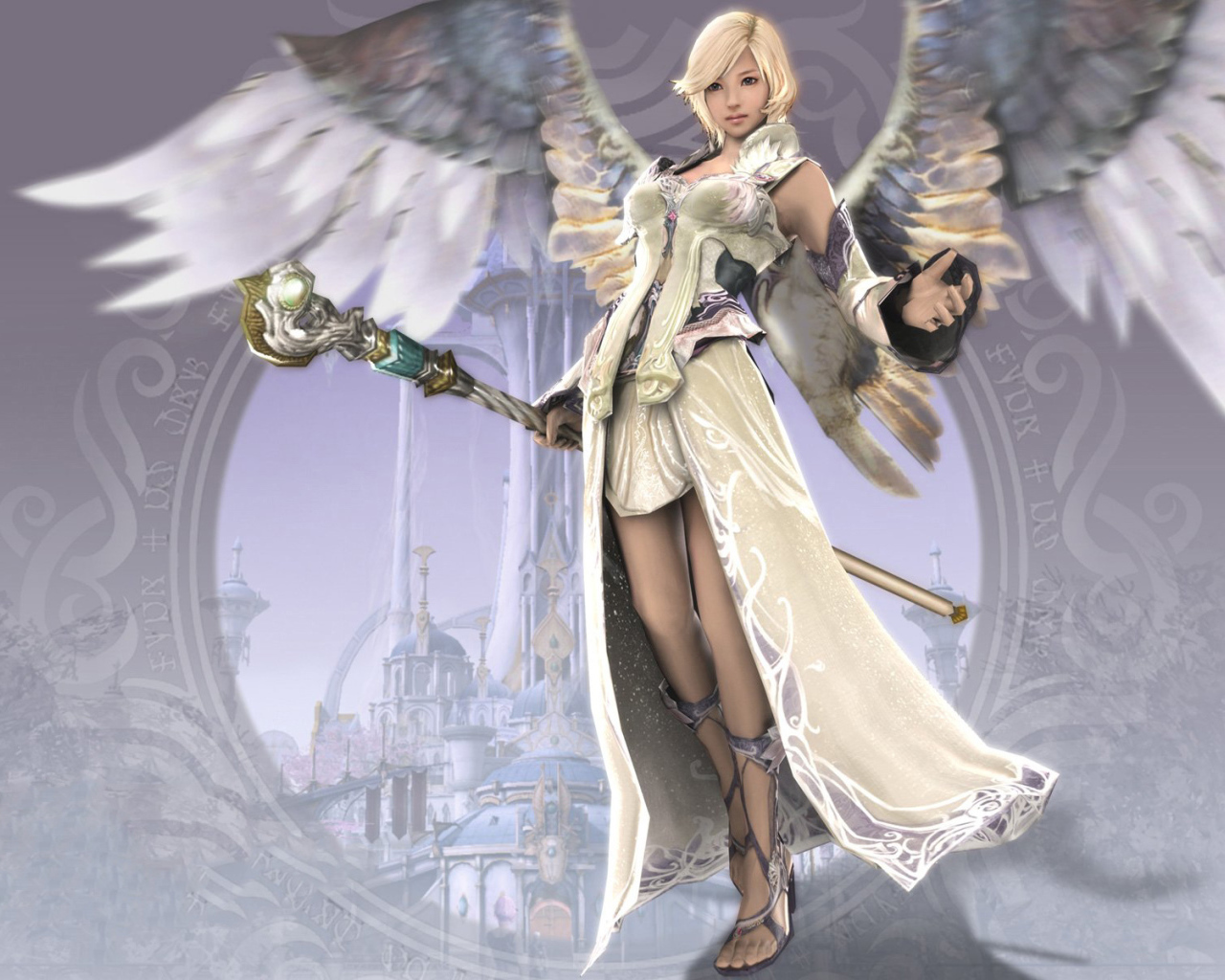 Ангел с жезлом