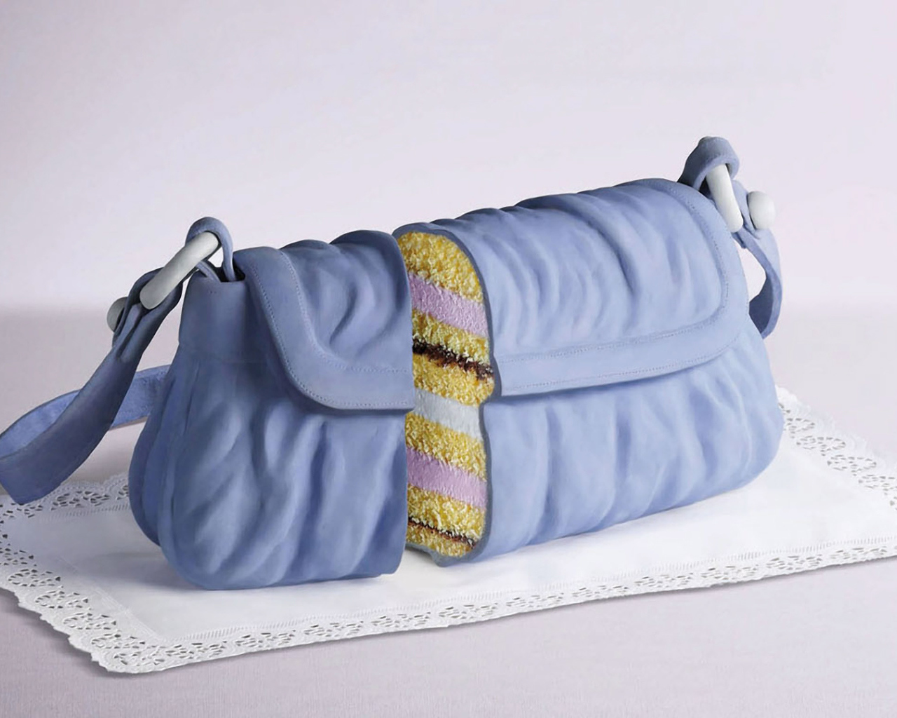 Сумочка слоеный пирог