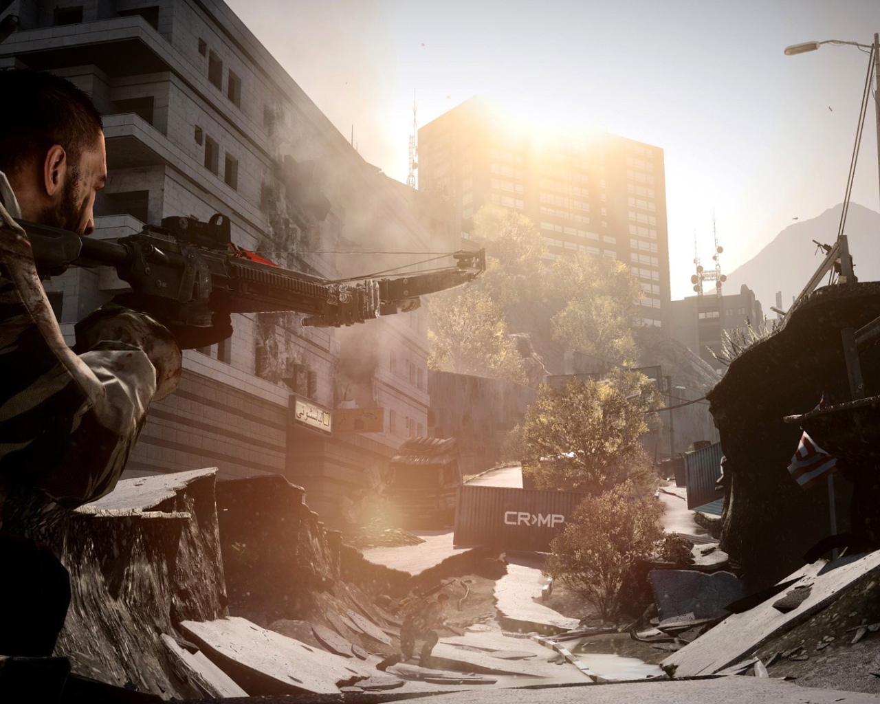 Фрагмент видео игры Battlefield 3