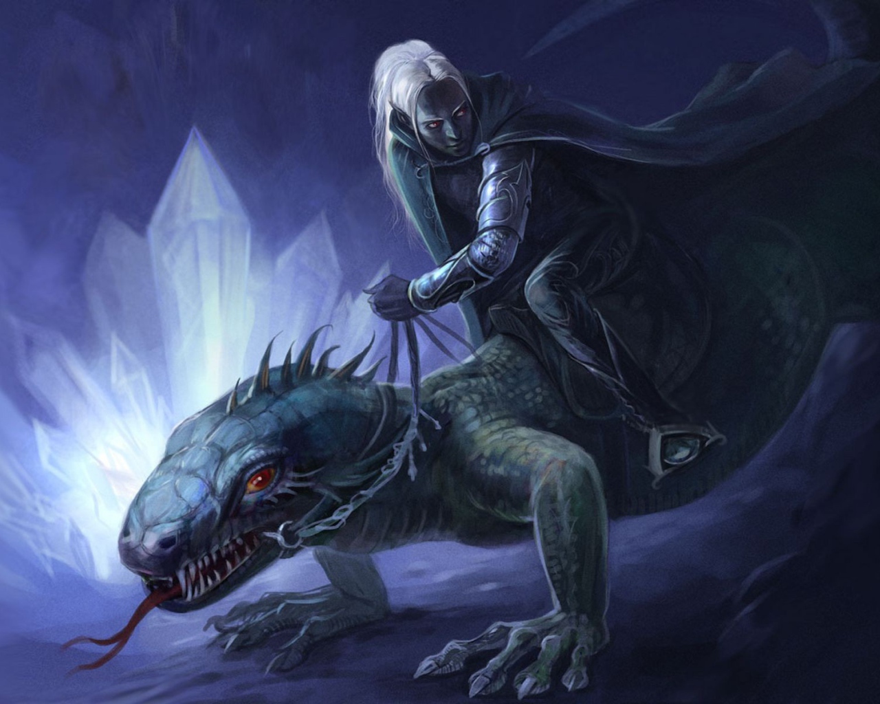 Всадник на драконе из игры