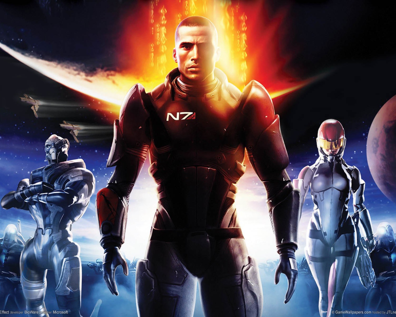 Шепард из игры Mass Effect
