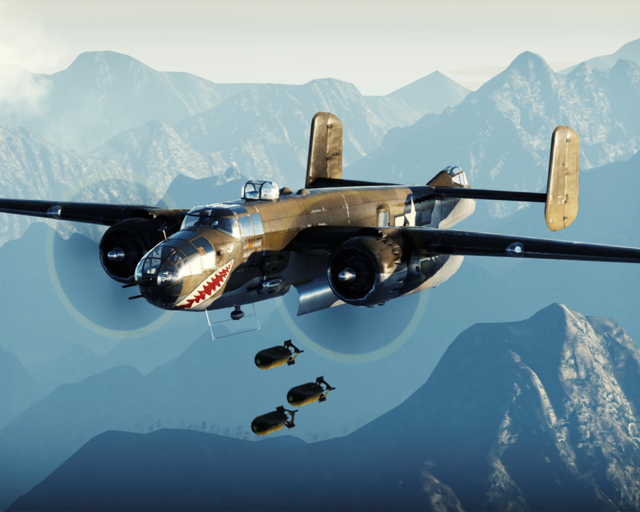 Самолет из игры War Thunder