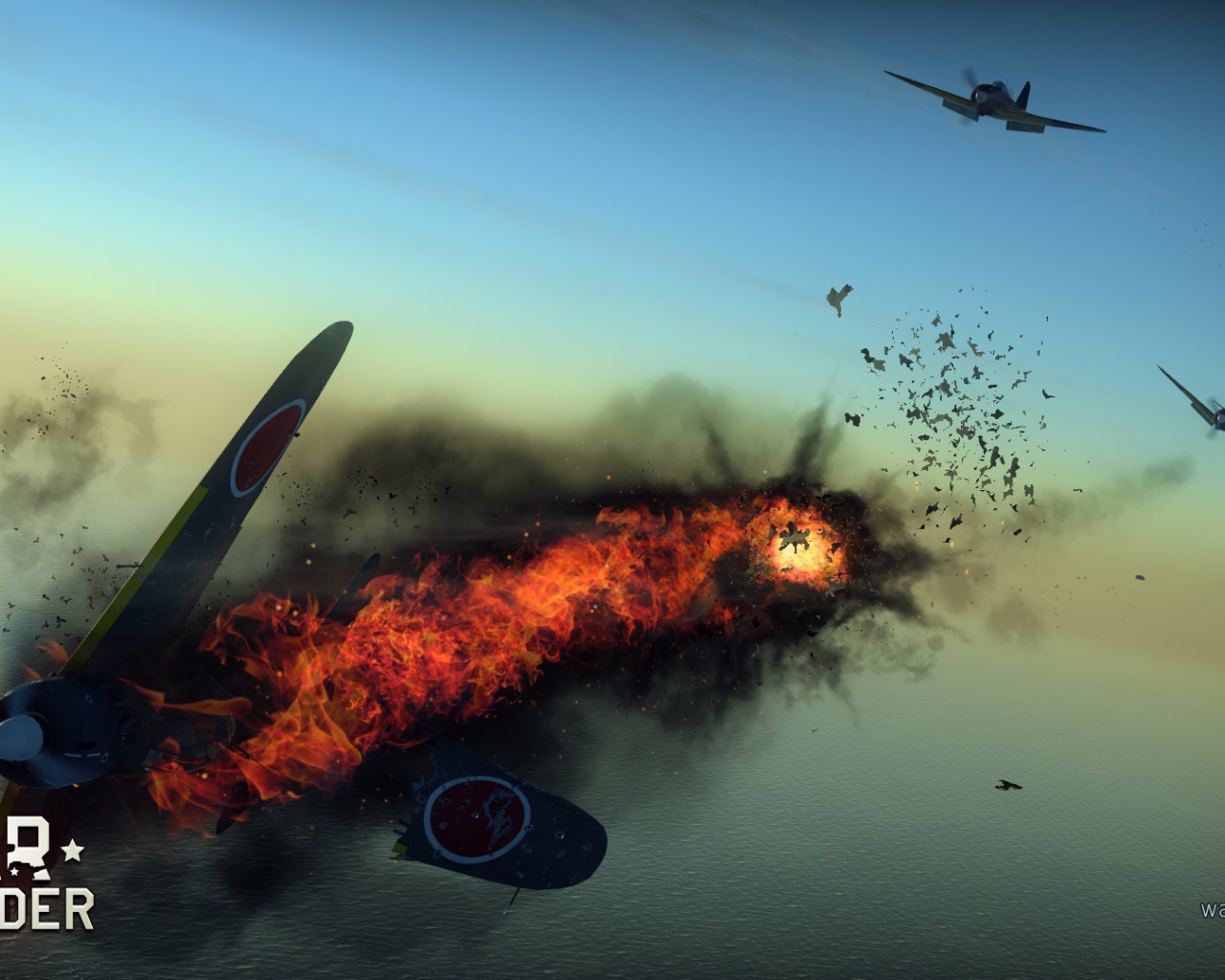 War Thunder взрыв в небесах