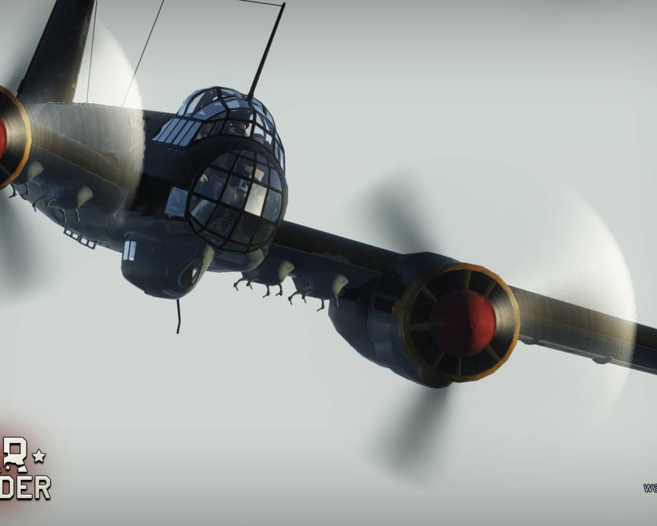 War Thunder огромный самолет крупным планом