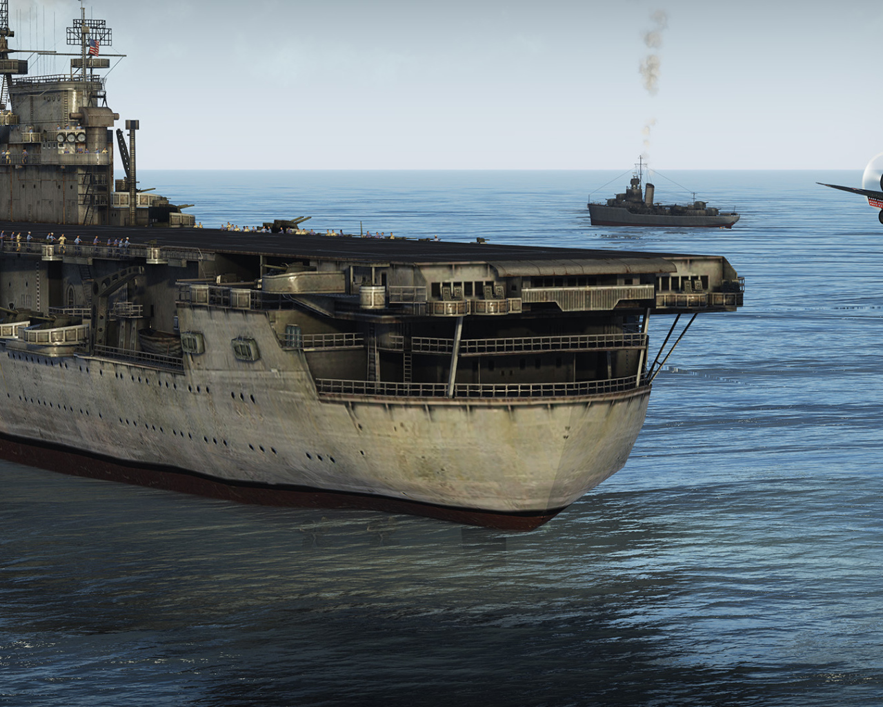 War Thunder огромный корабль