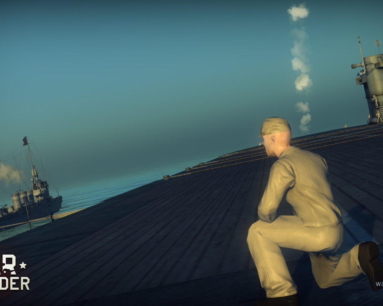 War Thunder пилот ждет своего самолета