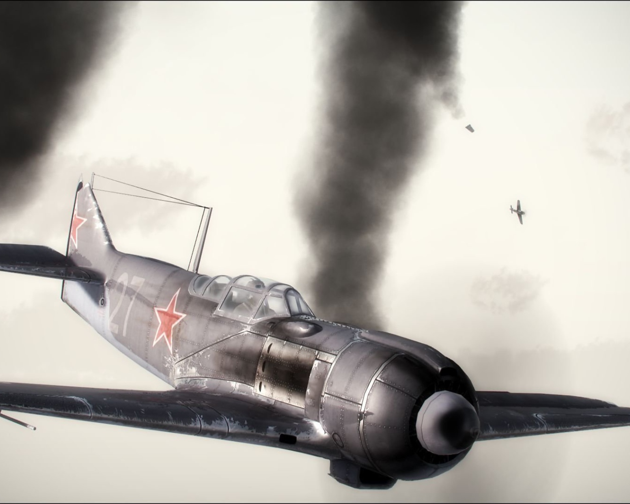 War Thunder самолет поврежден